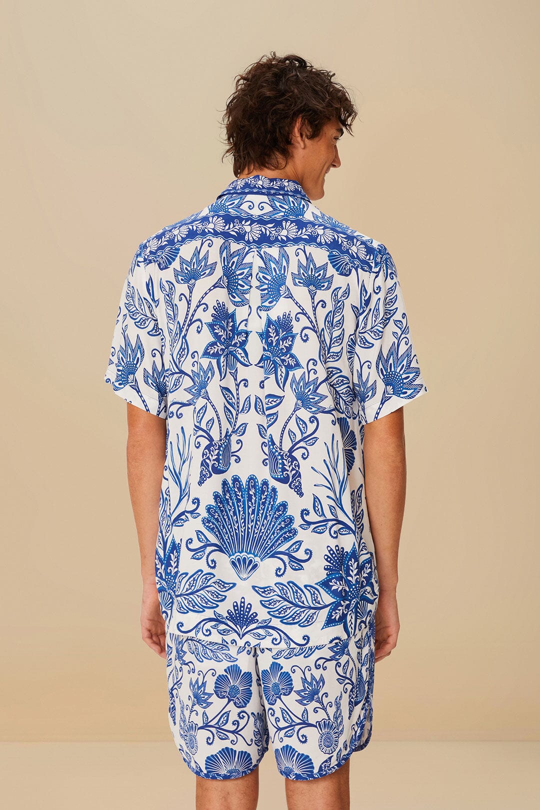 SHORT SHELL GARDEN BLANC CASSÉ