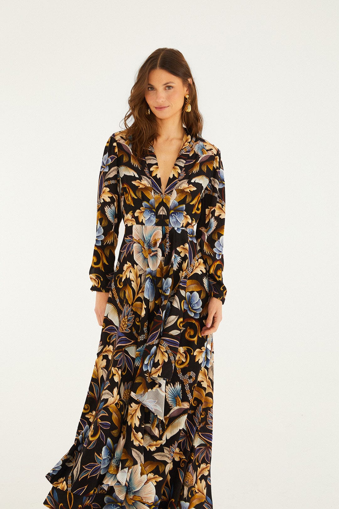 Black Snake Garden Lenzing™ Ecovero™ Viscose Maxi Dress