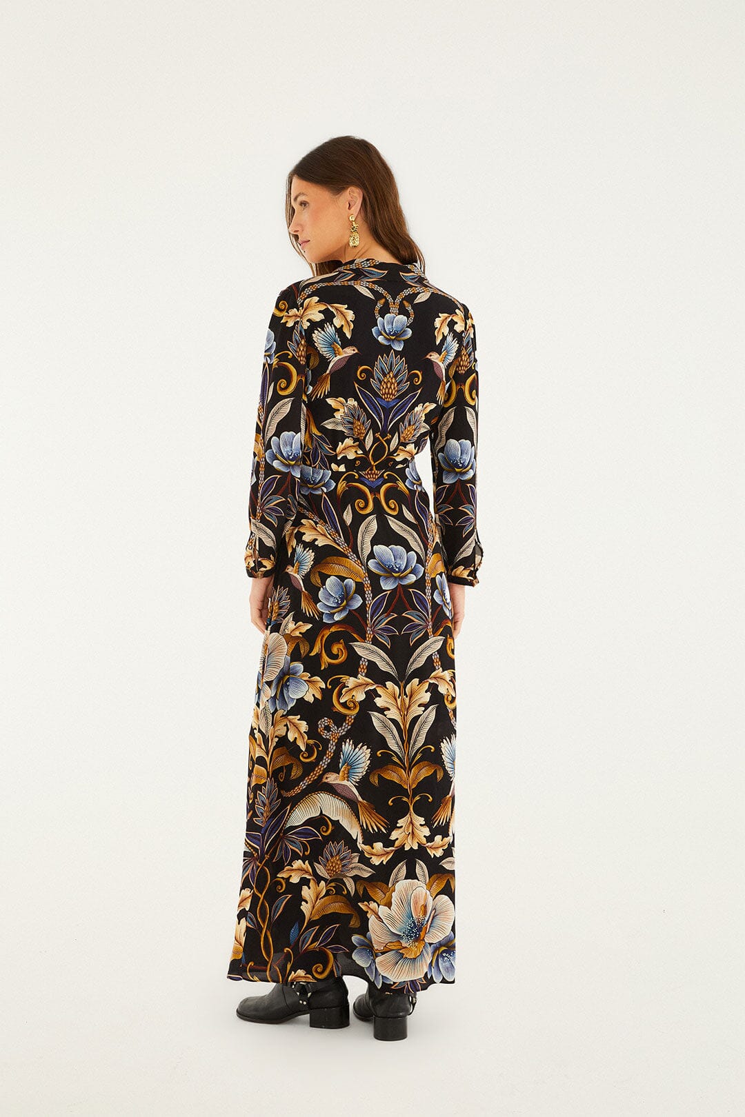 Black Snake Garden Lenzing™ Ecovero™ Viscose Maxi Dress