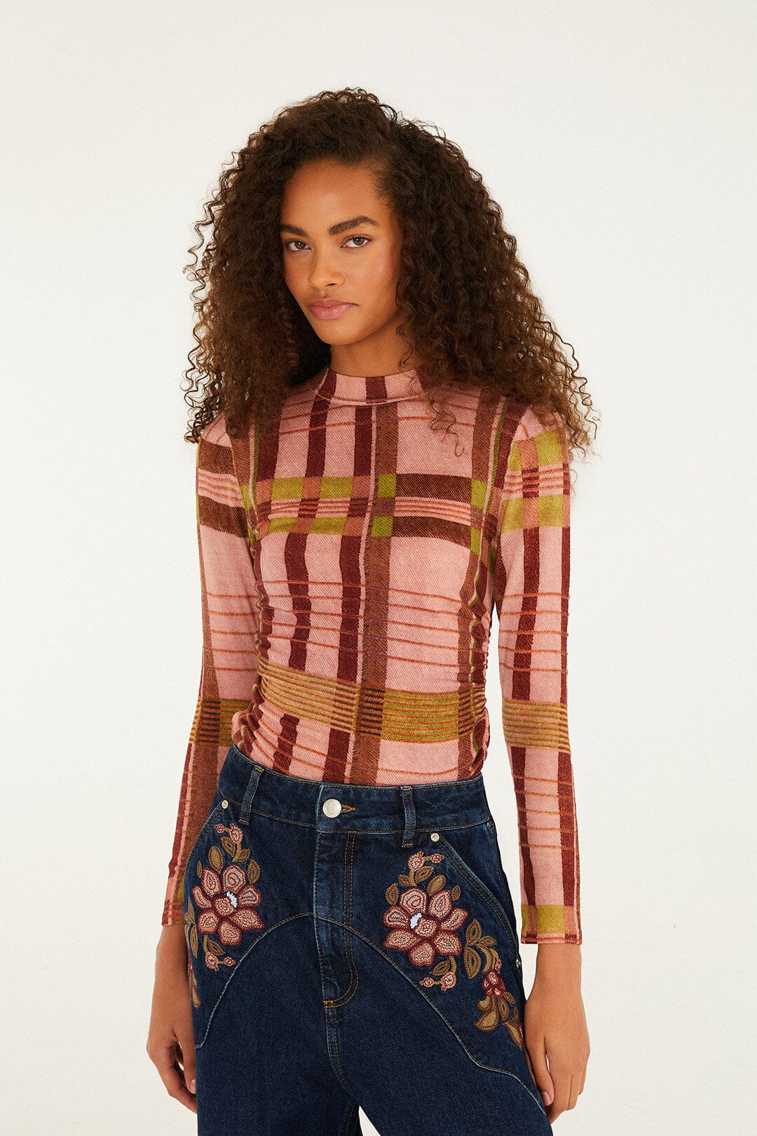 Thalita Long-Sleeve Knitted Top