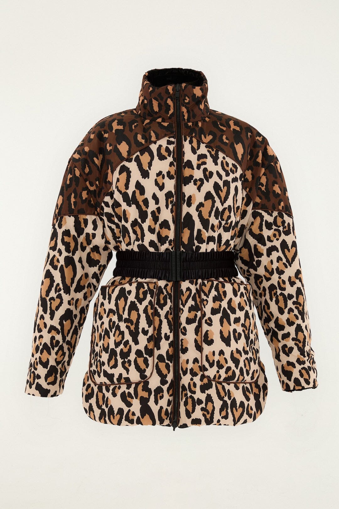 Black Marvelous Garden Puffer Jacket