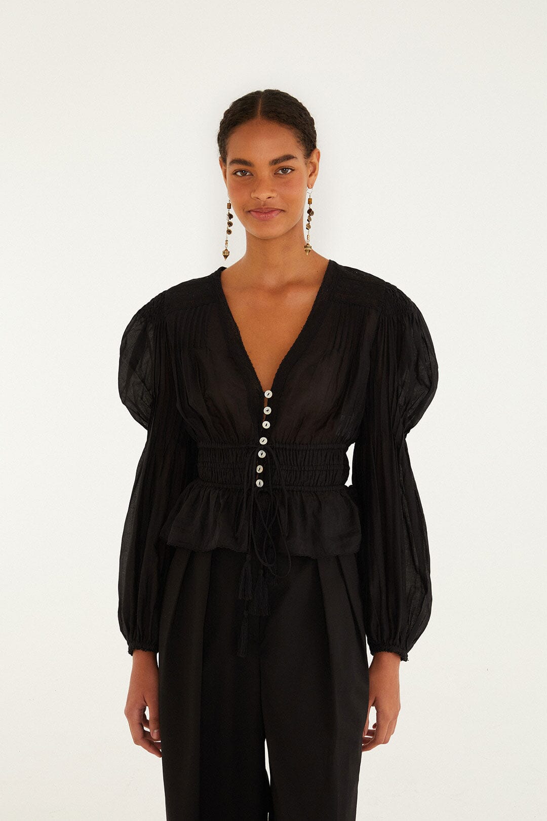 Black Long Sleeve Blouse