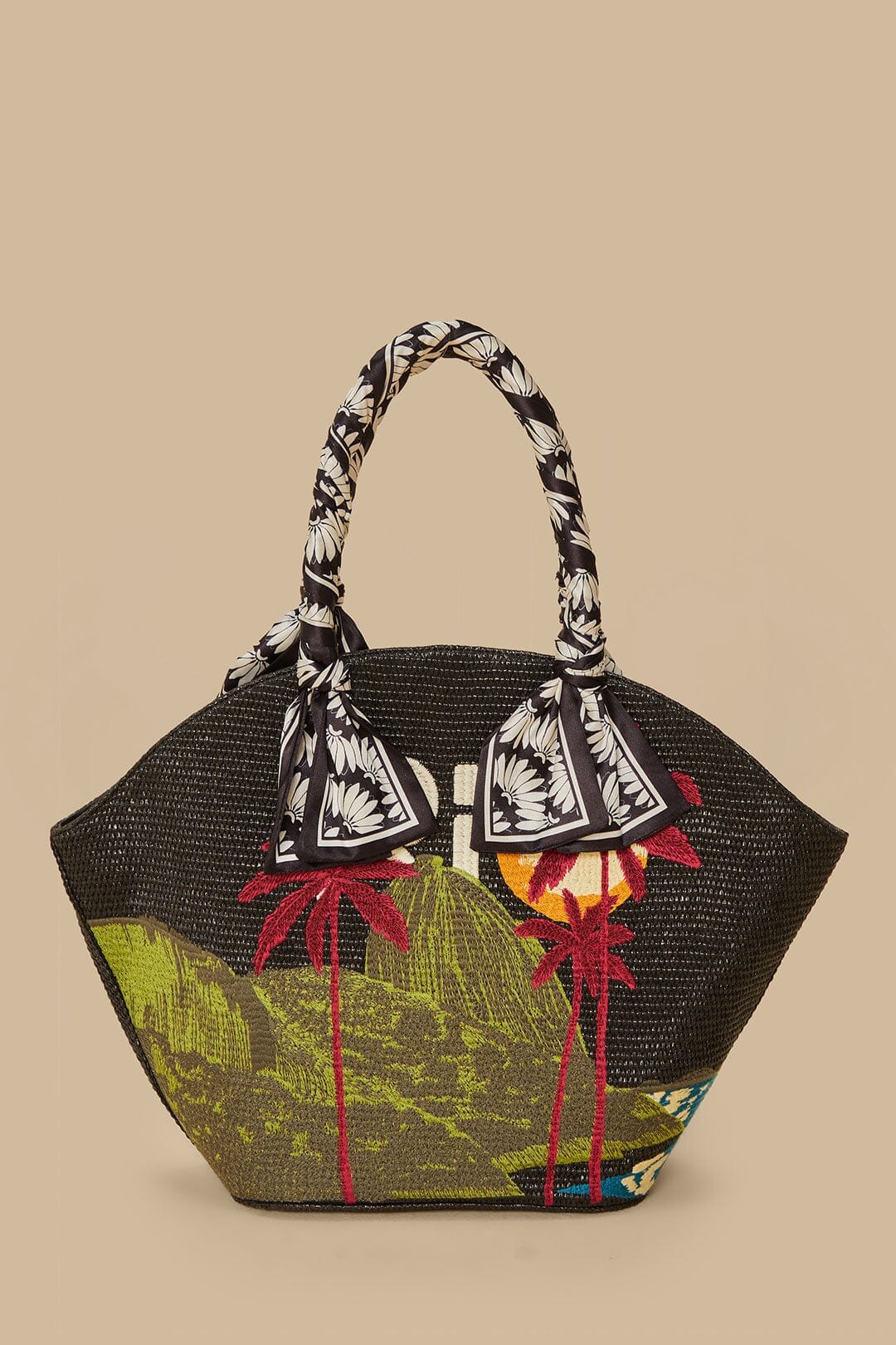 Sac fourre-tout en raphia Copabanana