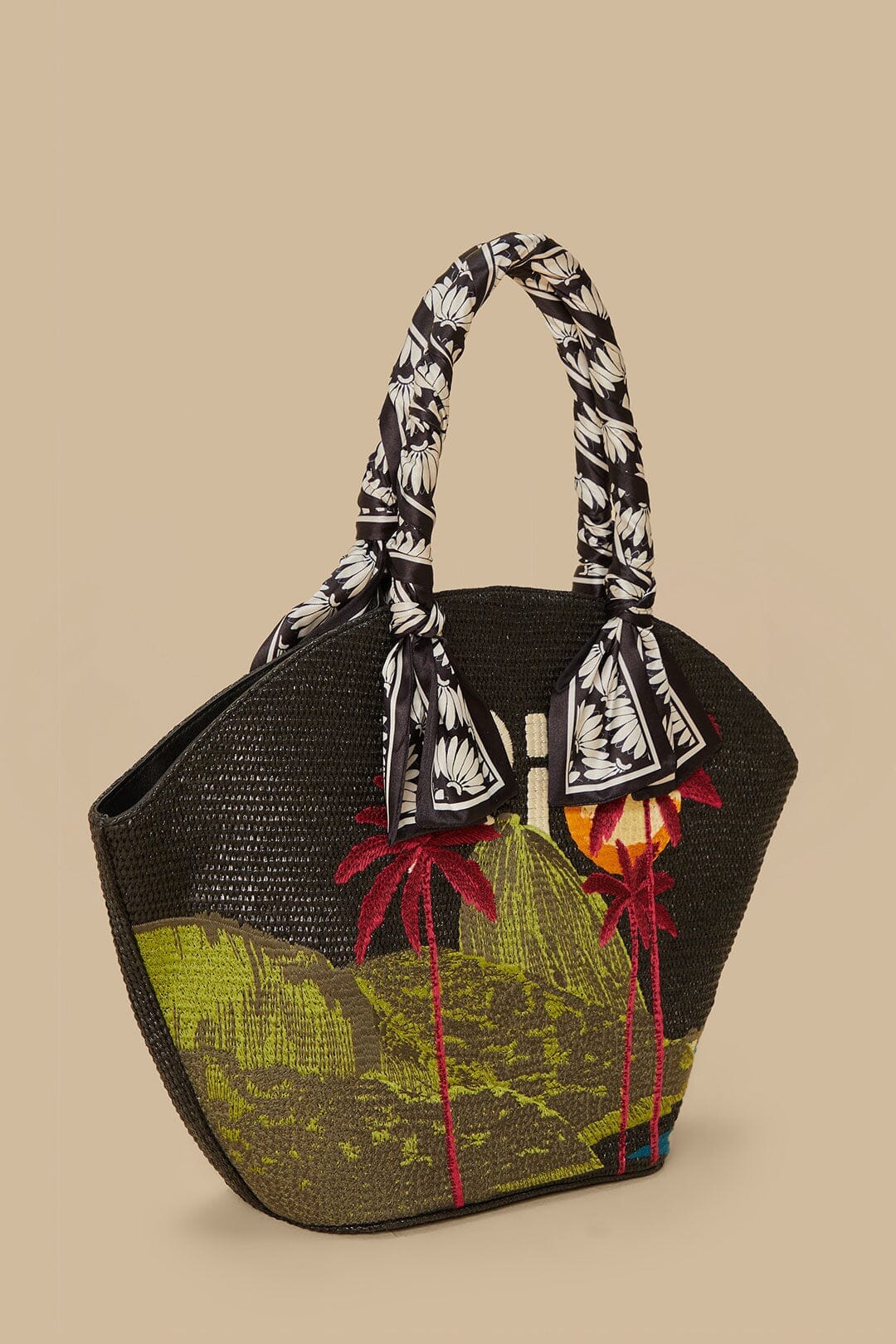 Sac fourre-tout en raphia Copabanana