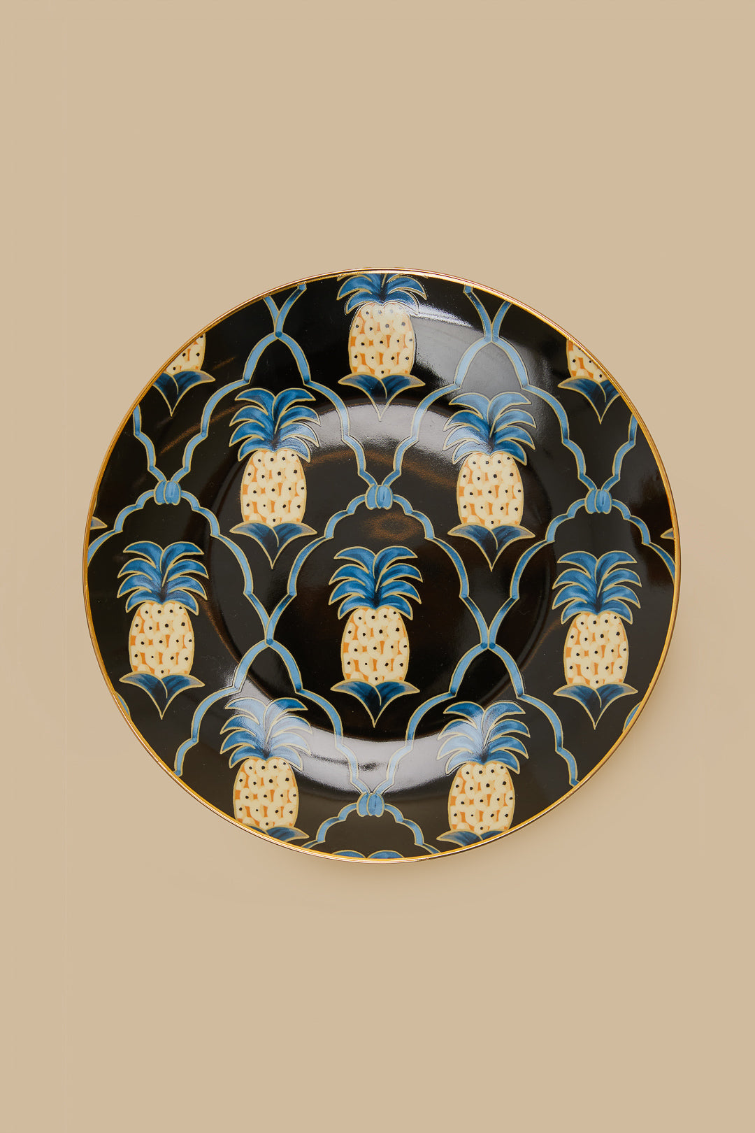 Romantic Pineapple Dessert Plate