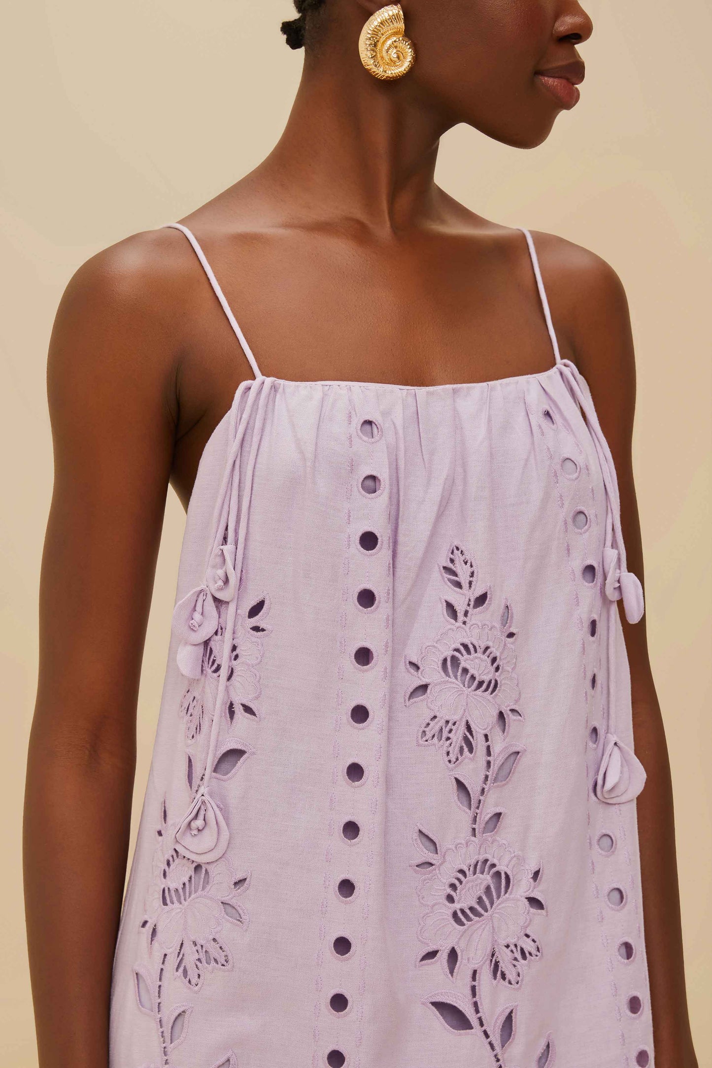 Lilac Richelieu LENZING™ ECOVERO™ Euroflax™ Maxi Dress