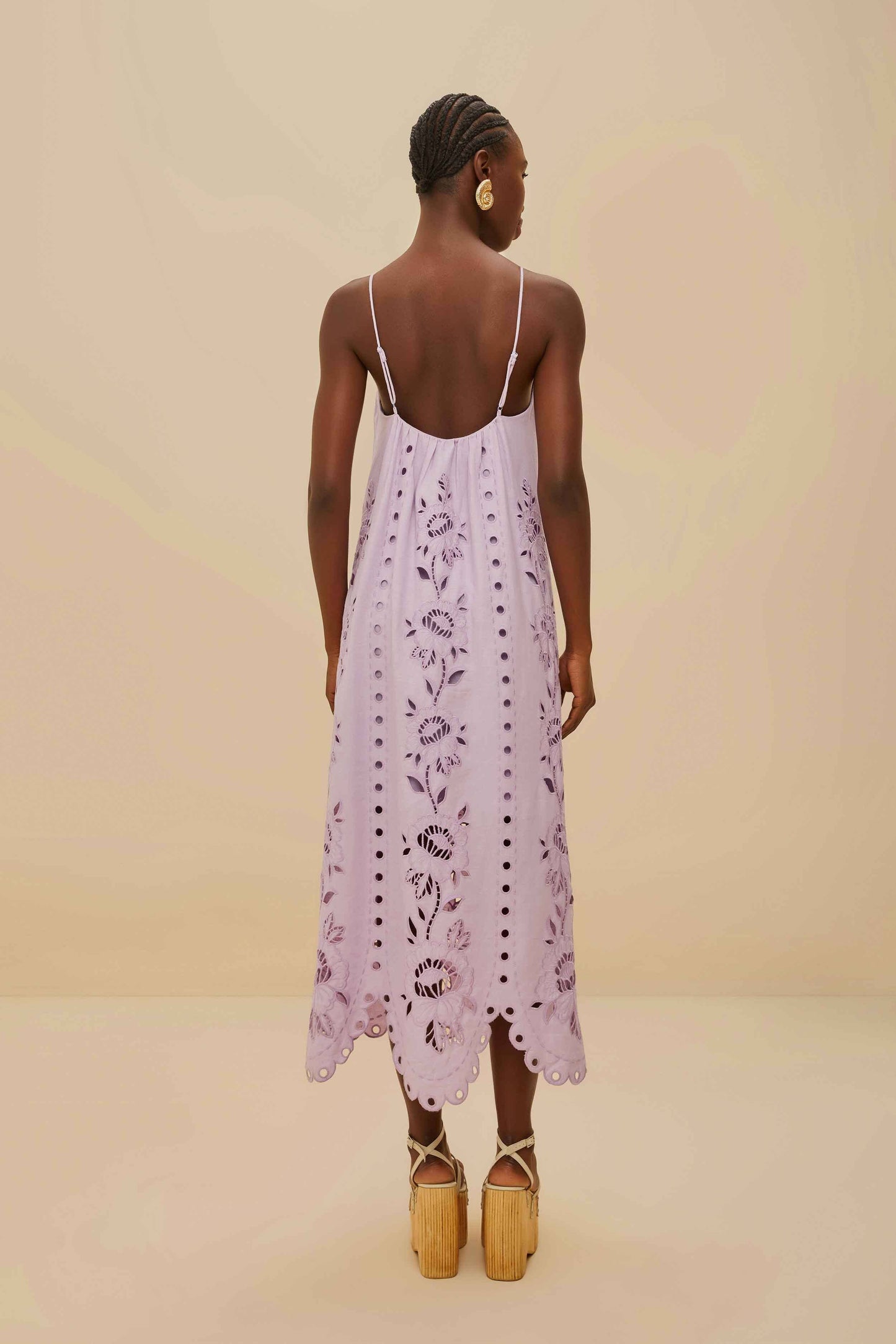 Lilac Richelieu LENZING™ ECOVERO™ Euroflax™ Maxi Dress