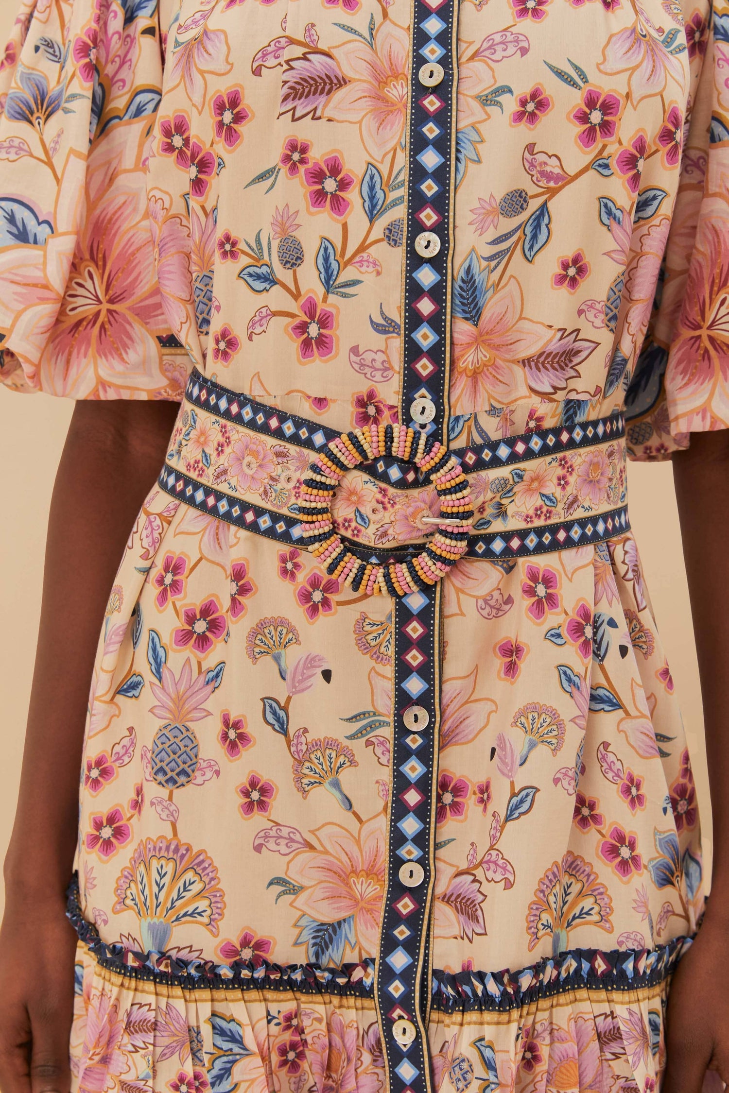 farm rio superbloom tapestry cream maxi dress FARM Rio Superbloom Tapestry Cream Maxi Dress