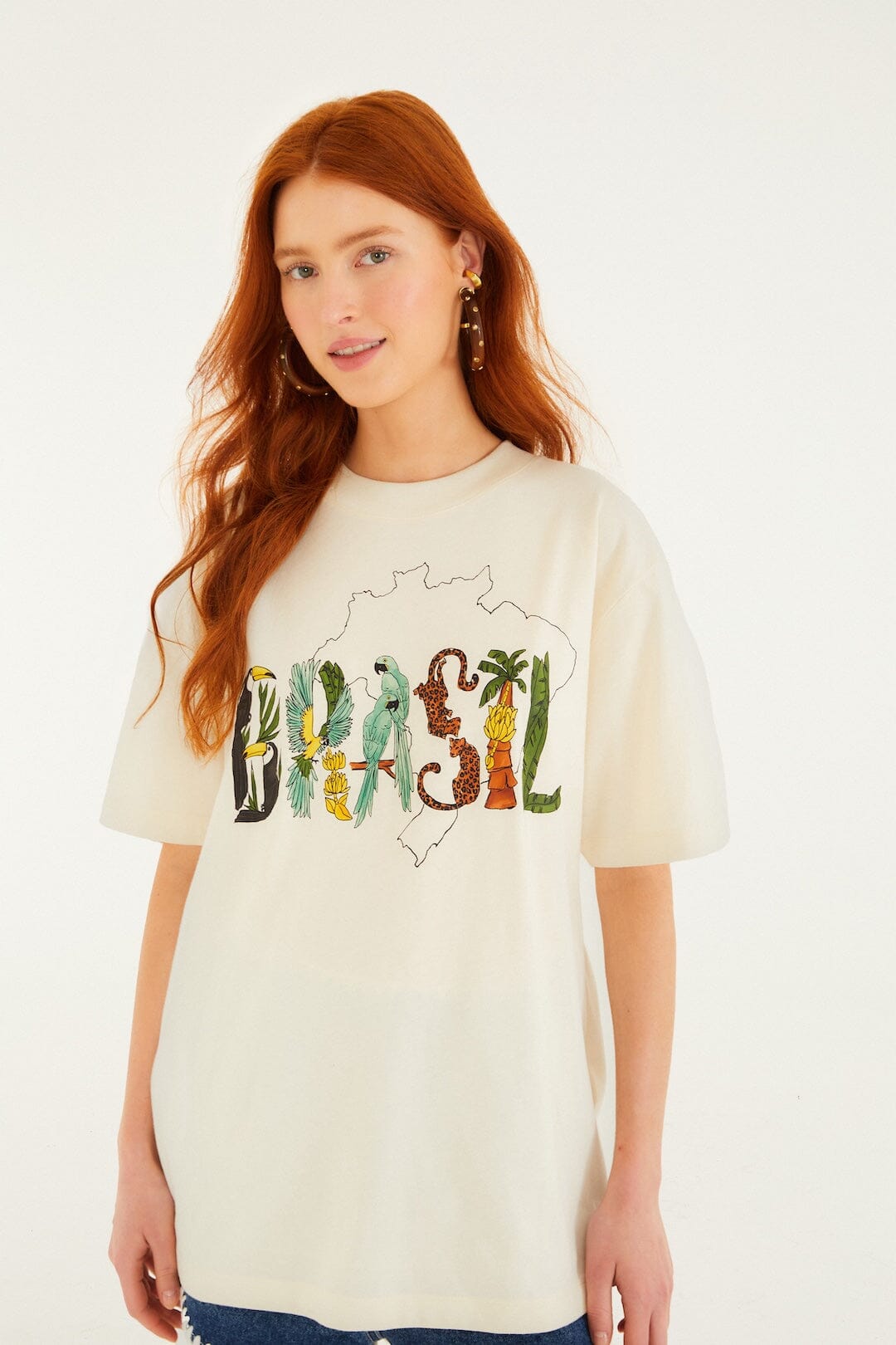 Off-White Brasil Organic Cotton T-Shirt