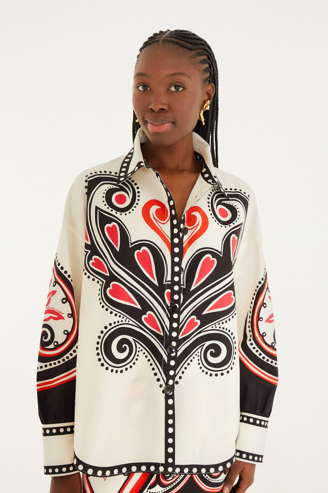 Off-White Graphic Ainika Organic Cotton Shirt