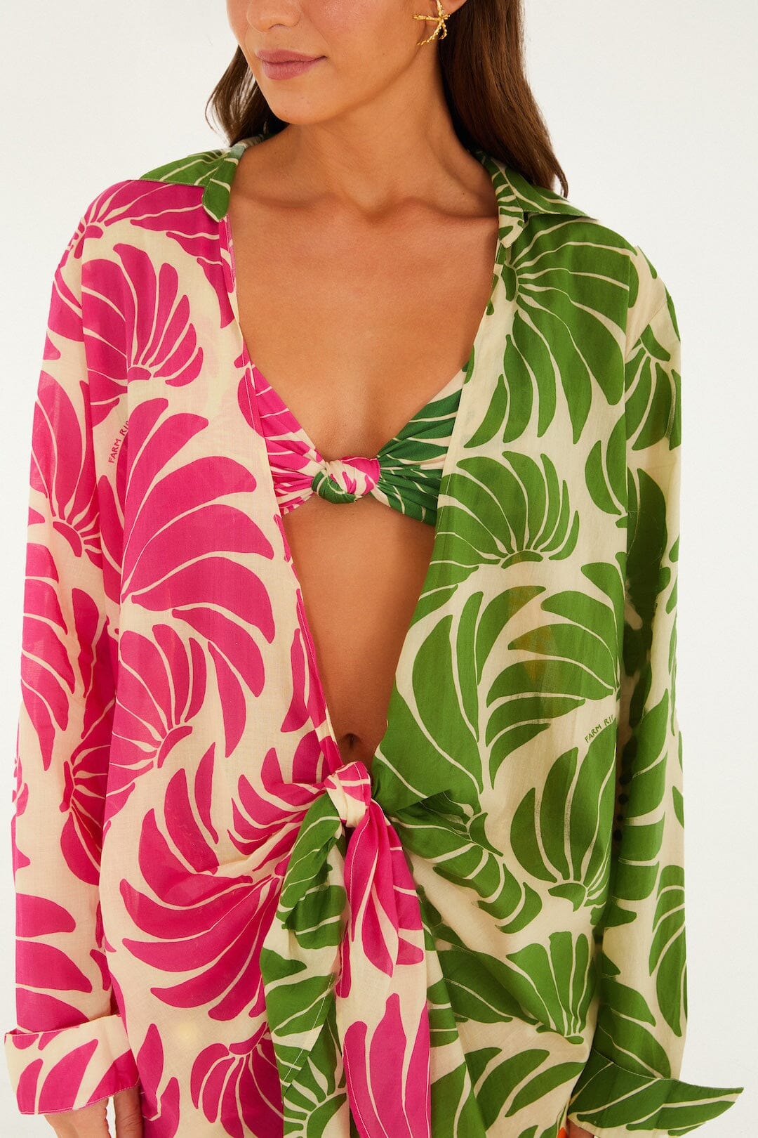 Mixed Banana Wings Open Chemise