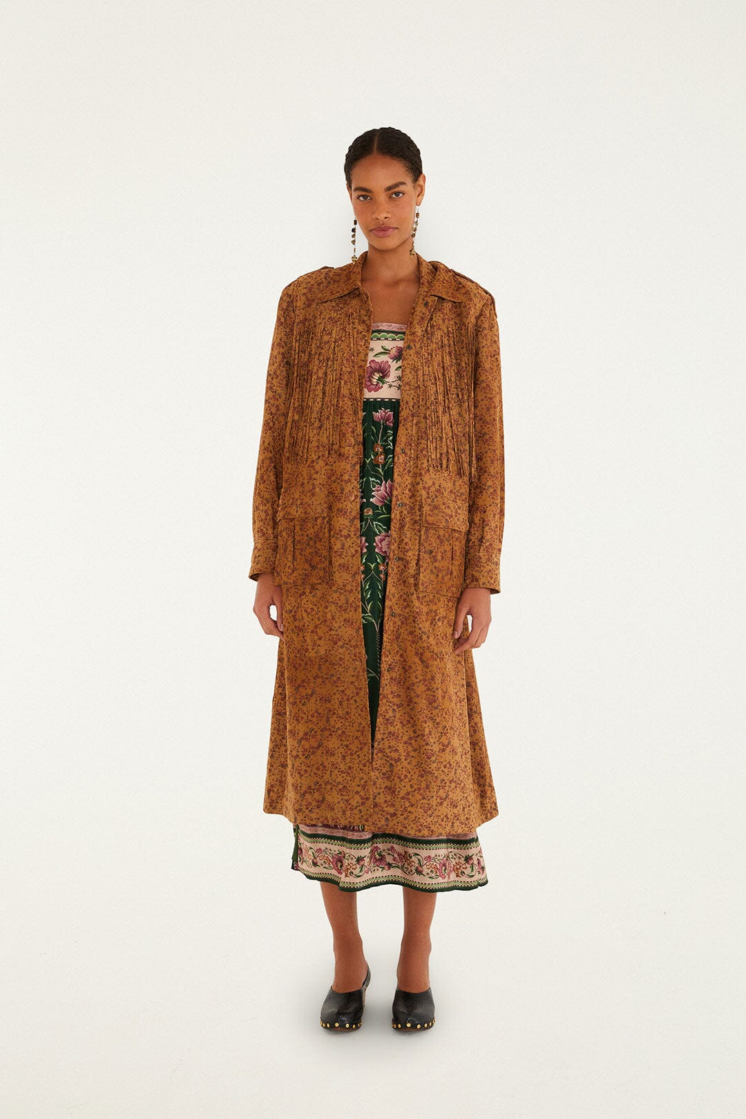 Liberty Leather Trench Coat