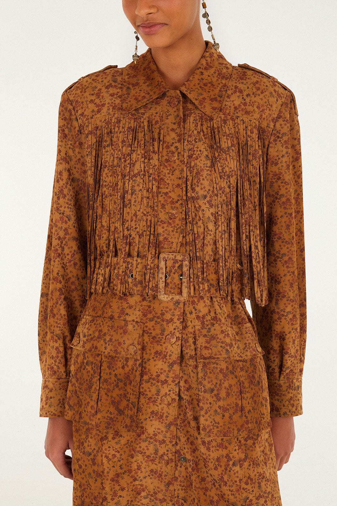 Liberty Leather Trench Coat