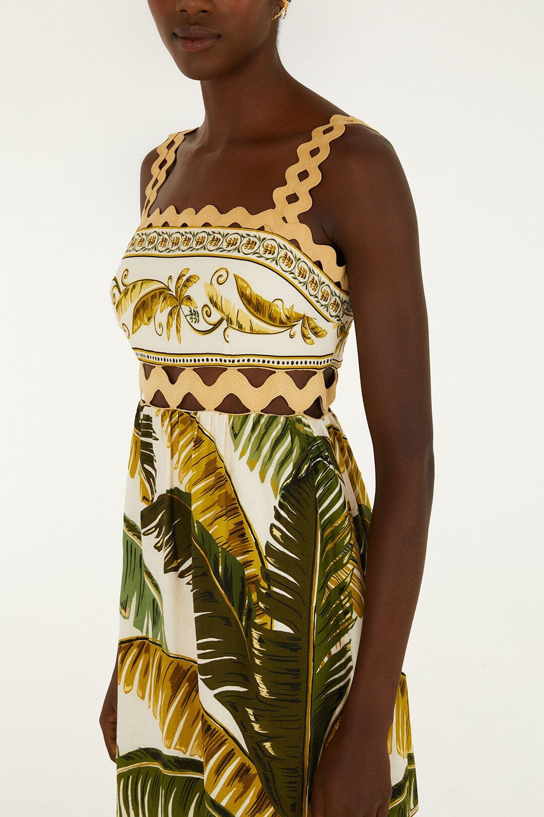 TRANCOSO SAND ÄRMELLOSES MAXIKLEID