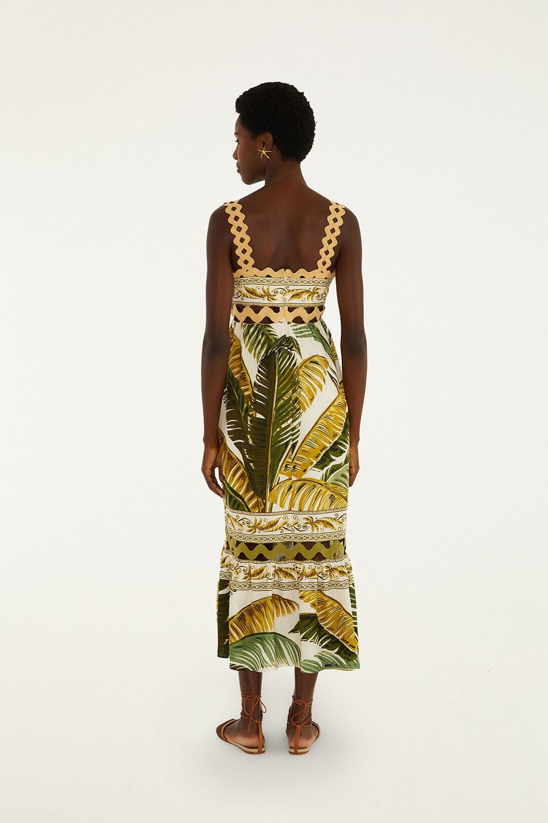 TRANCOSO SAND ÄRMELLOSES MAXIKLEID