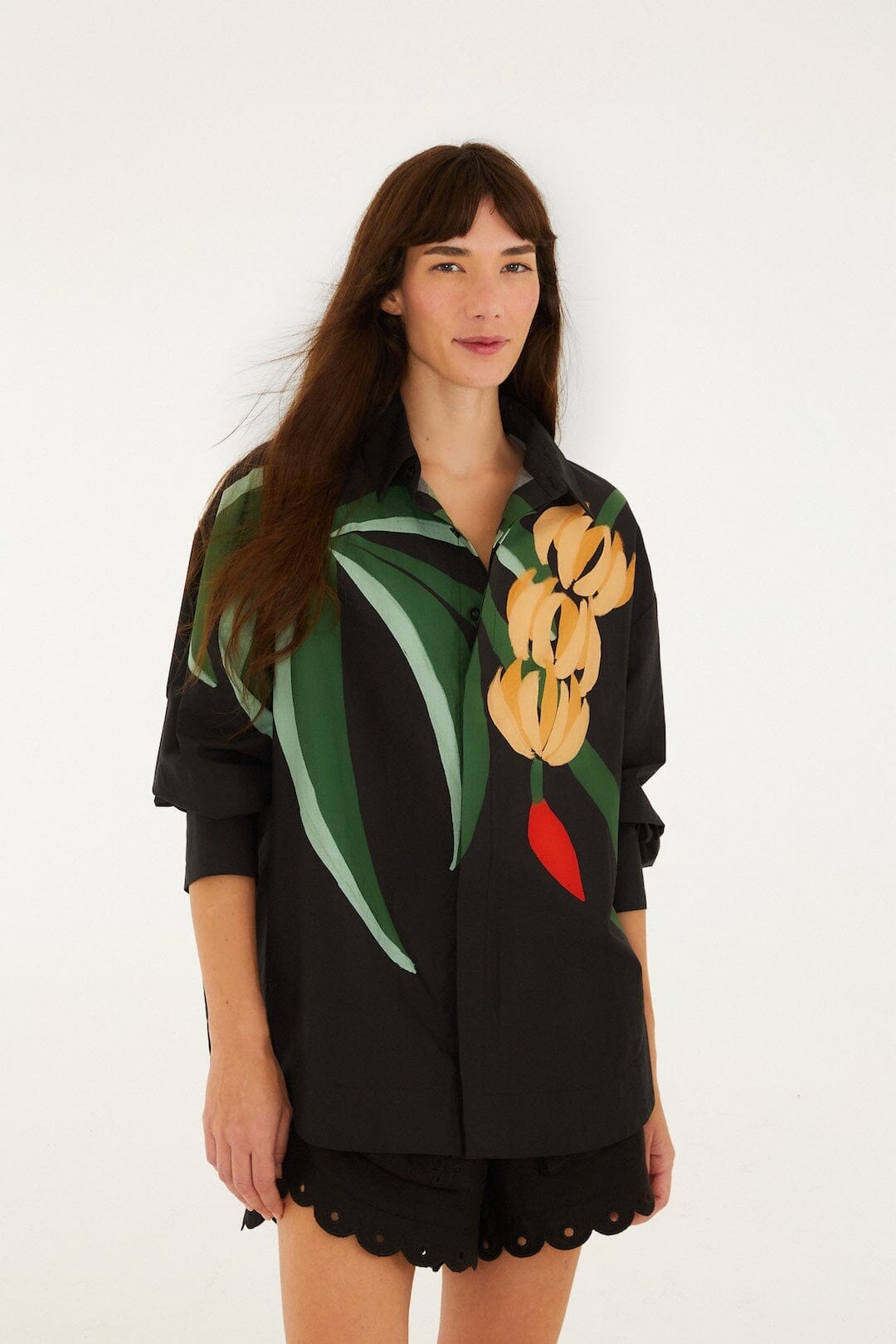 Graphic Banana Tree Organic Cotton Shirt
