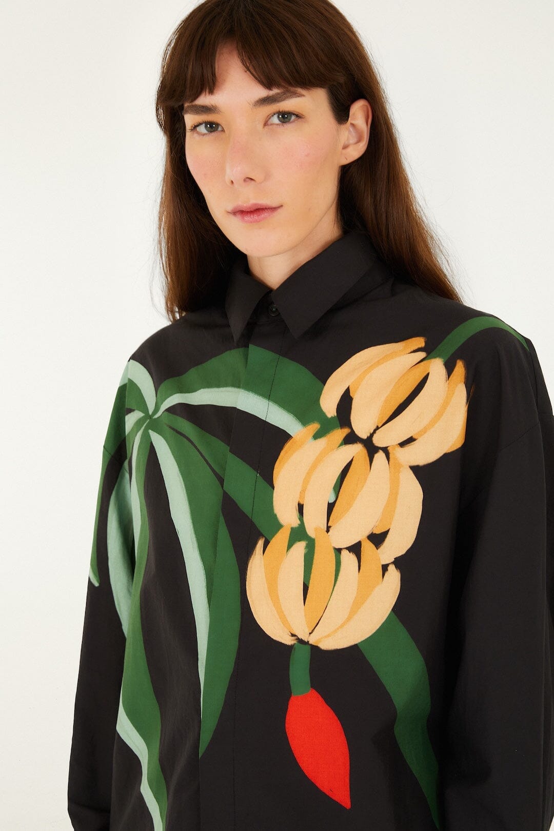 Graphic Banana Tree Organic Cotton Shirt