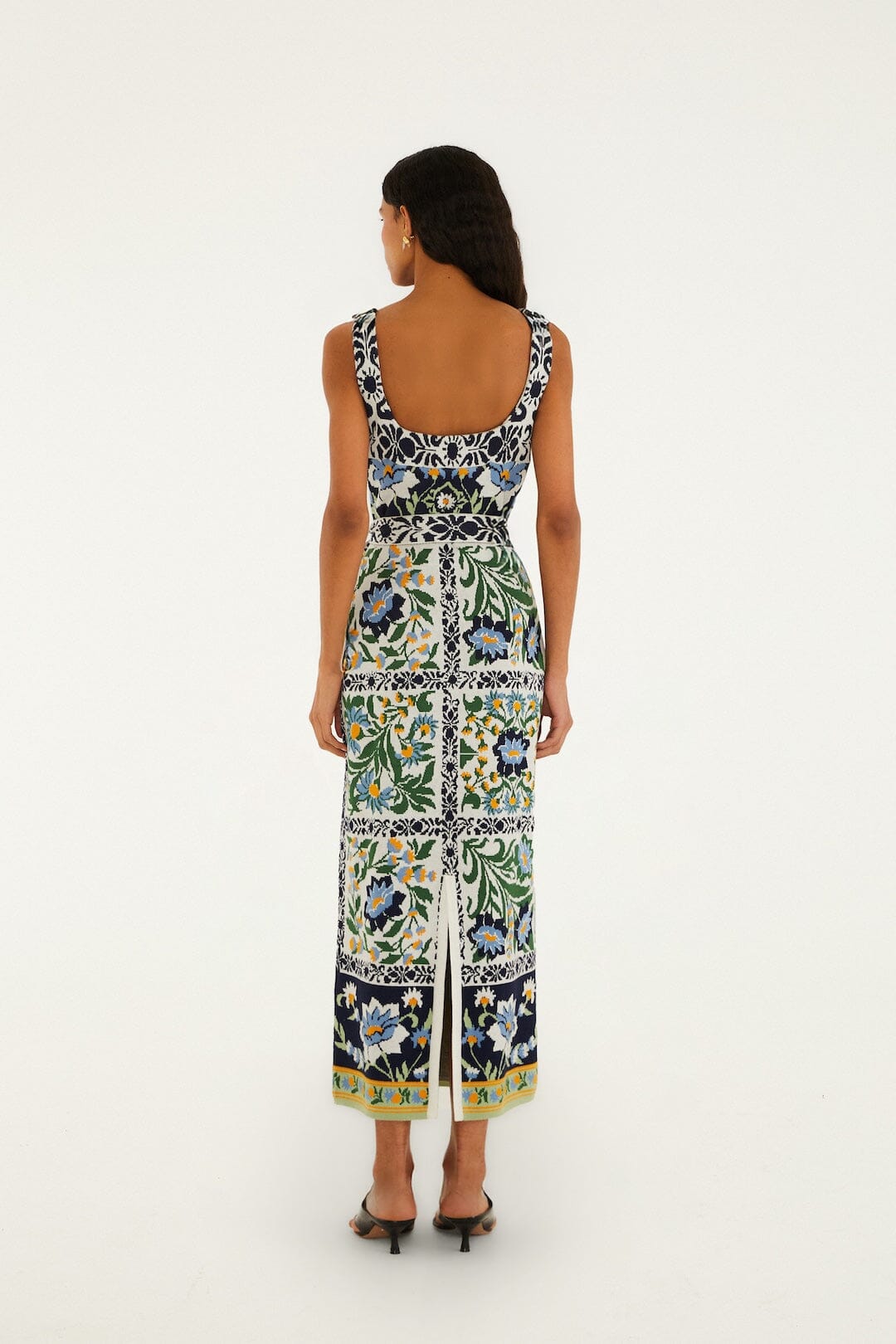 MANOELA STRICK-MIDI-KLEID