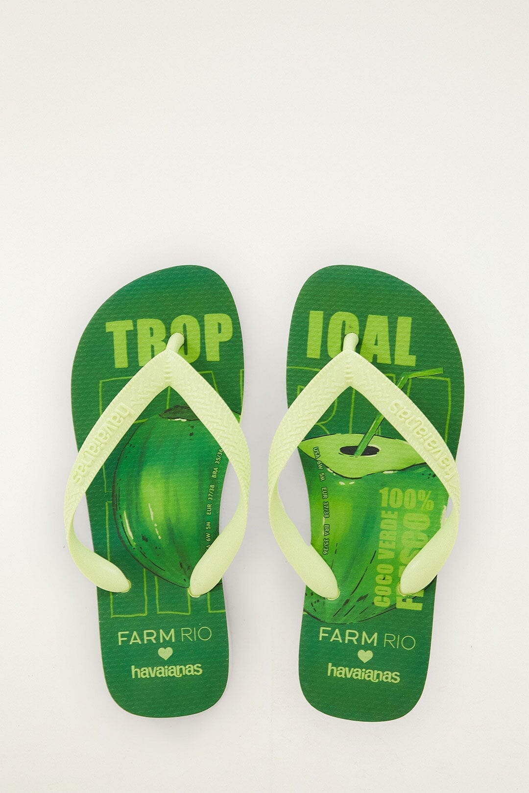 Havaianas tropicales à la noix de coco
