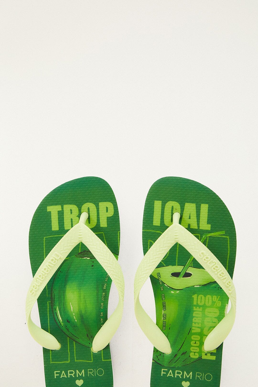Havaianas tropicales à la noix de coco