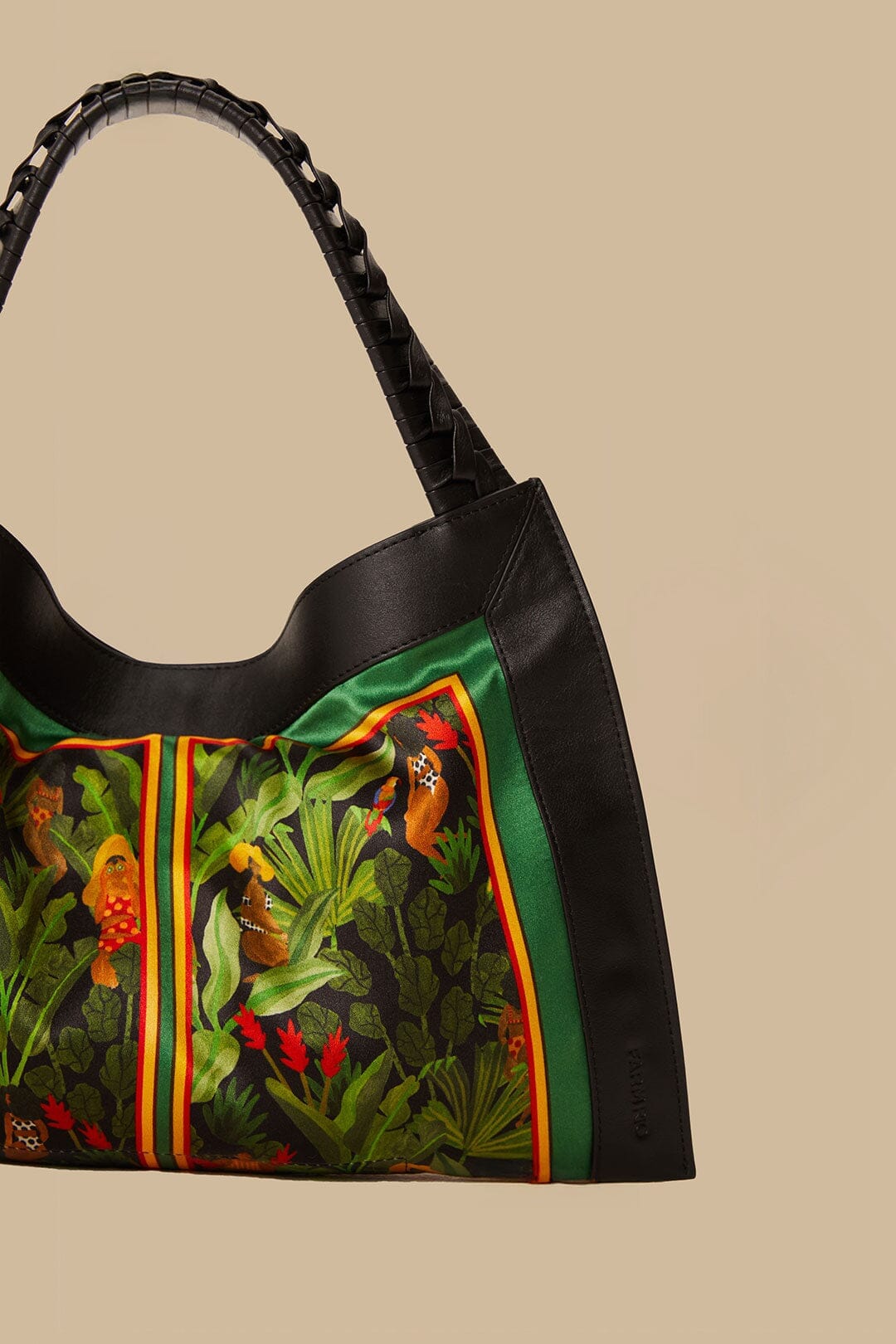 Mini sac foulard tropical Beleza