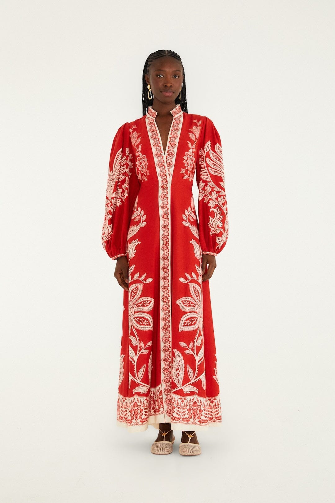 ROBE MAXI ROUGE MIRANDA