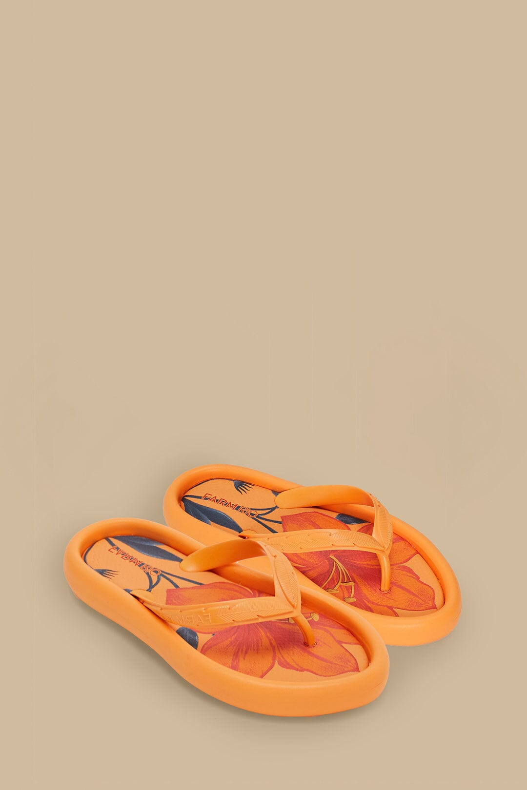 Orange California Canoe Flip Flop
