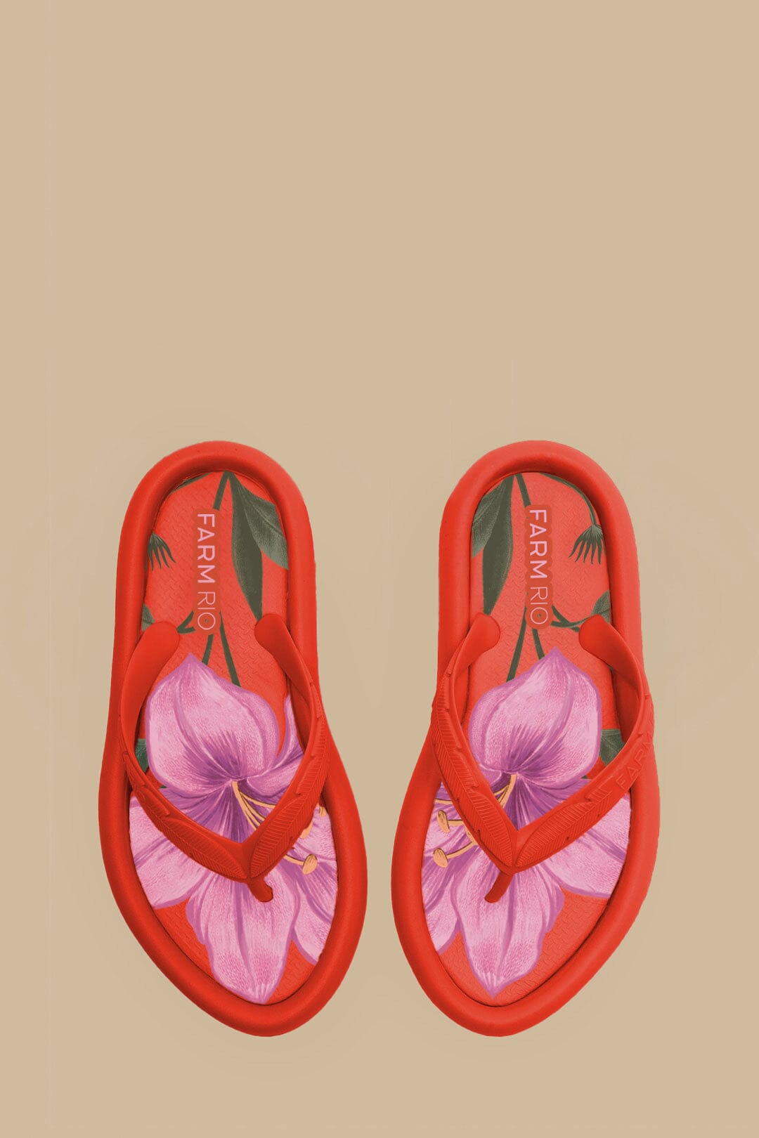 Orange Cambui Canoe Flip Flop