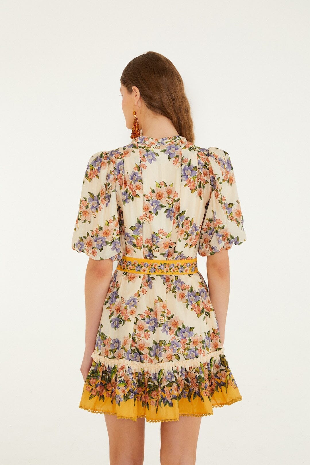 Robe mini rayée sable Hilo