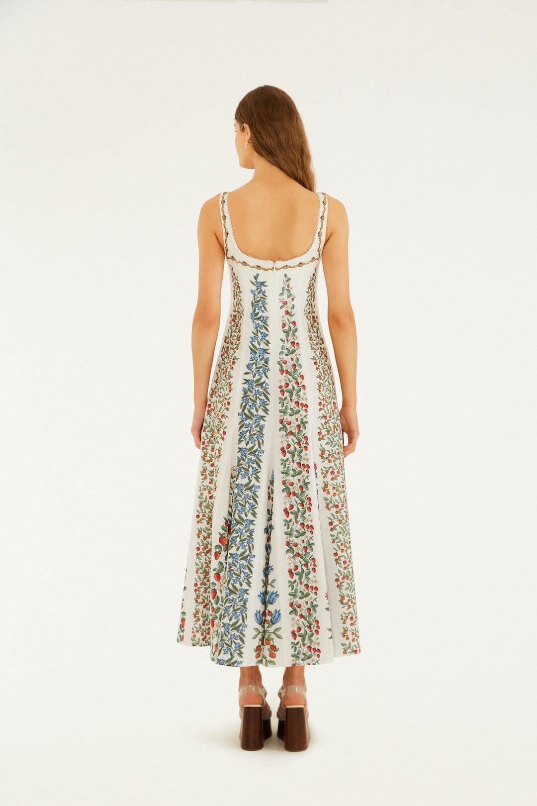 Robe longue Off-White Fruit Beauty Lenzing Ecovero Euroflax