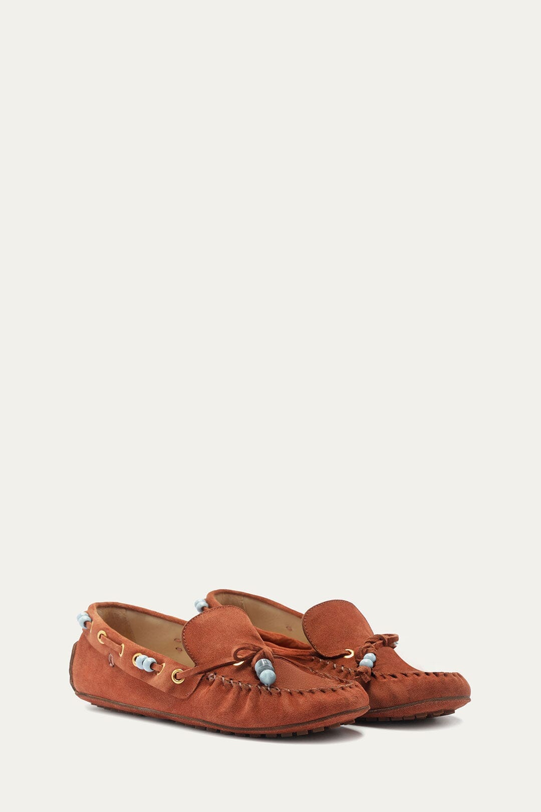 Brown Tassel Suede Moccasin