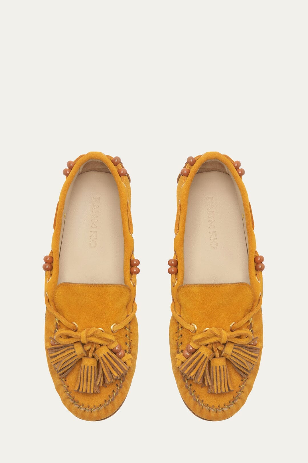 Caramel Tassel Suede Moccasin