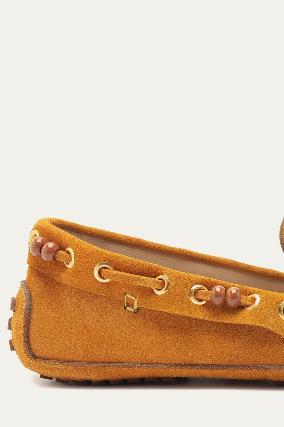 Caramel Tassel Suede Moccasin