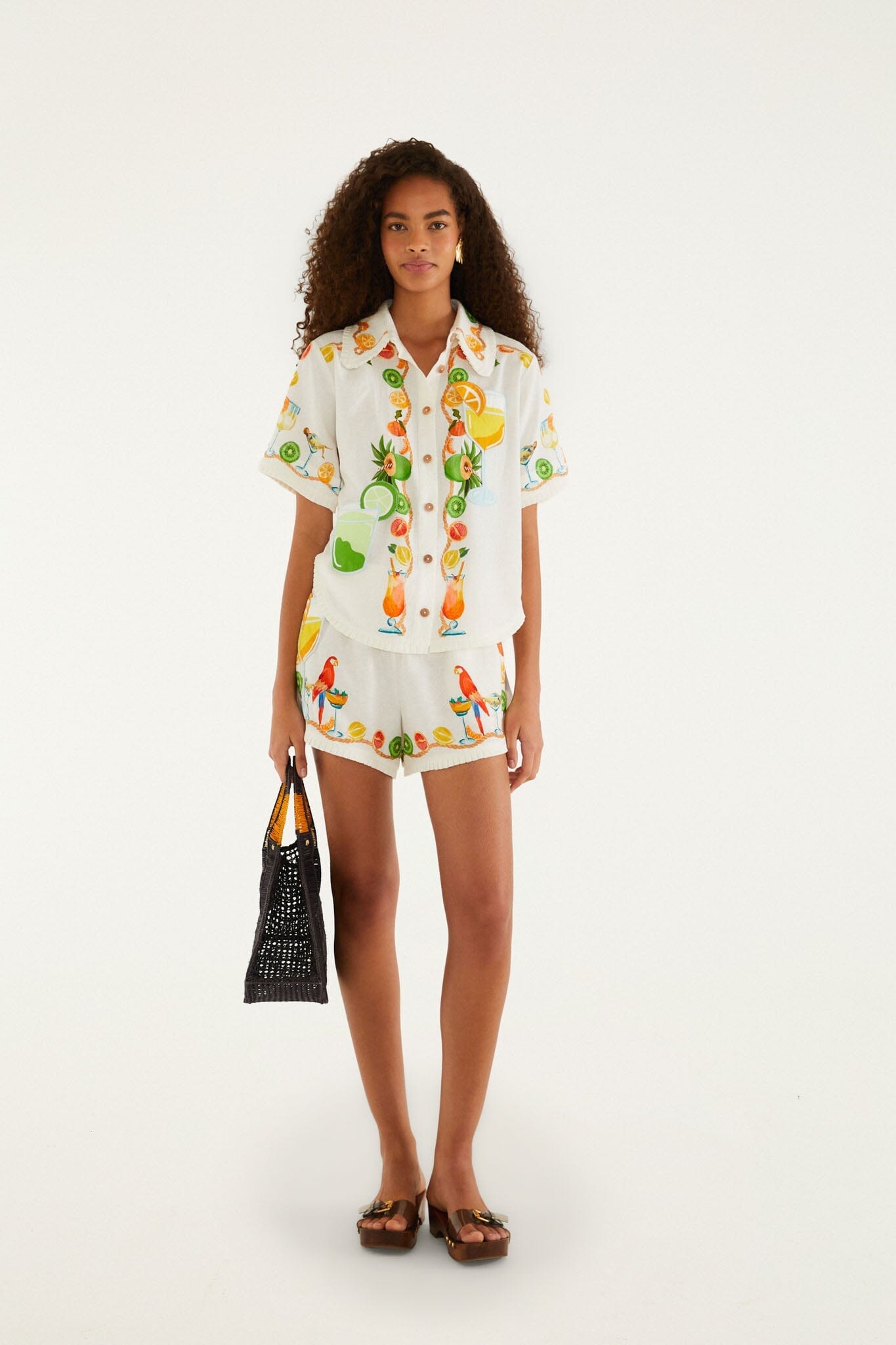 Off-White Tropical Royalty 3d Details  Shorts