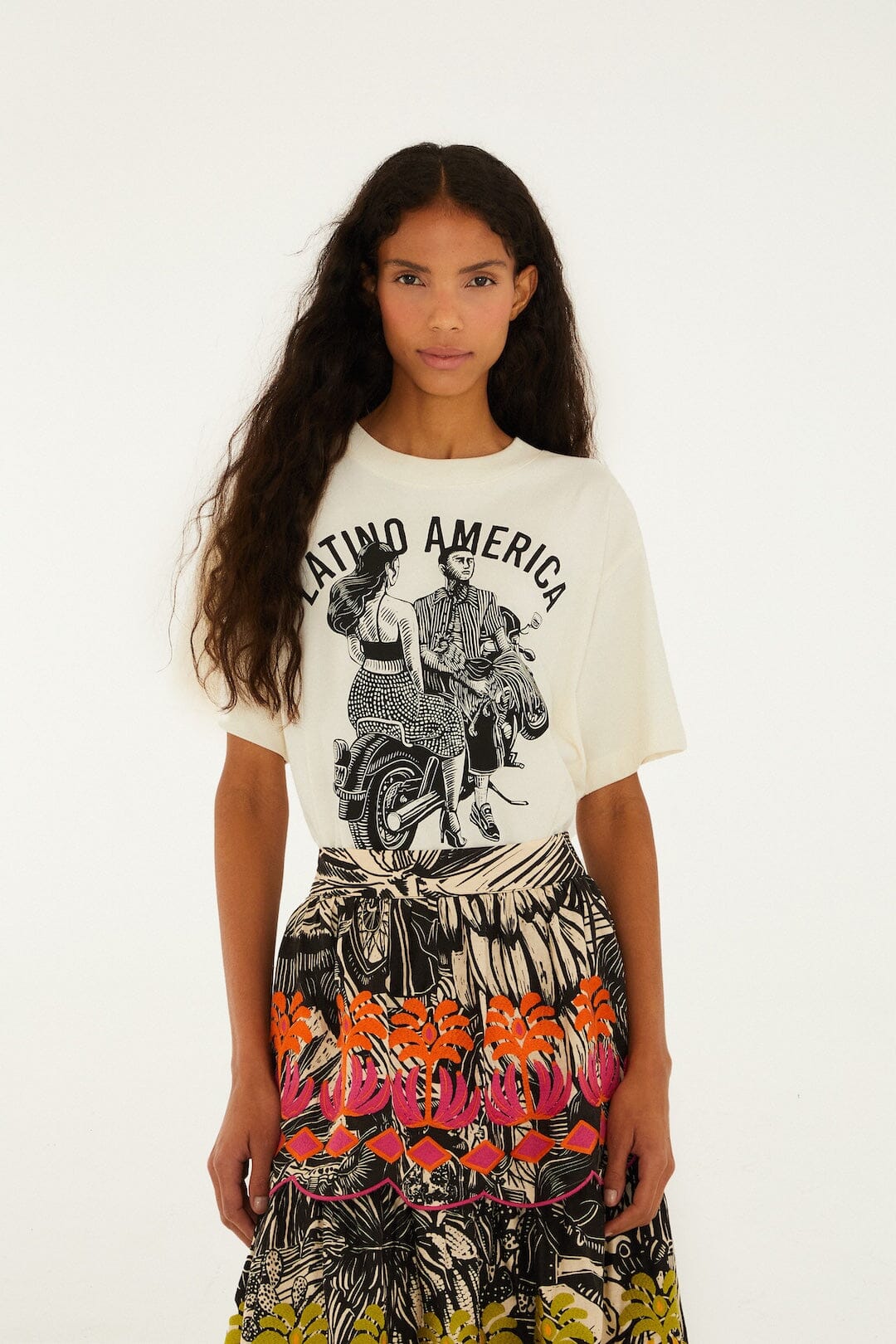 T-shirt décontracté Latino Americana Farm Rio