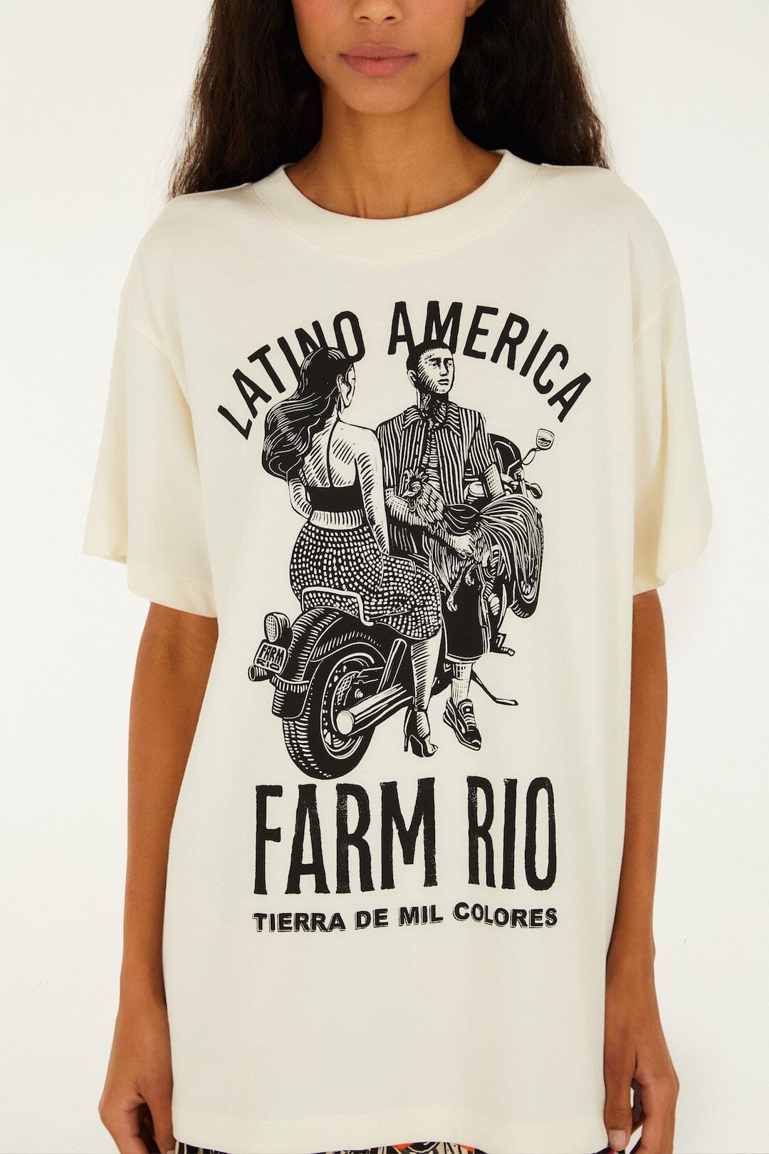 T-shirt décontracté Latino Americana Farm Rio