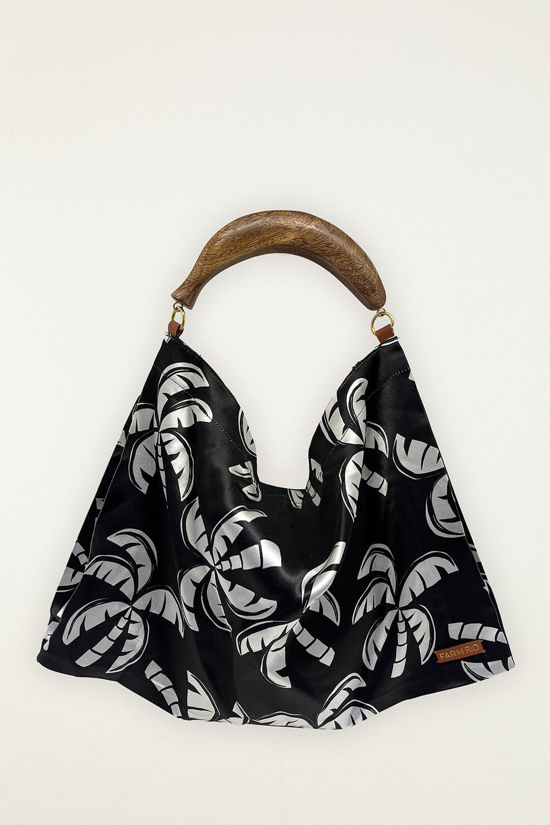 Sac fourre-tout foulard noir et blanc
