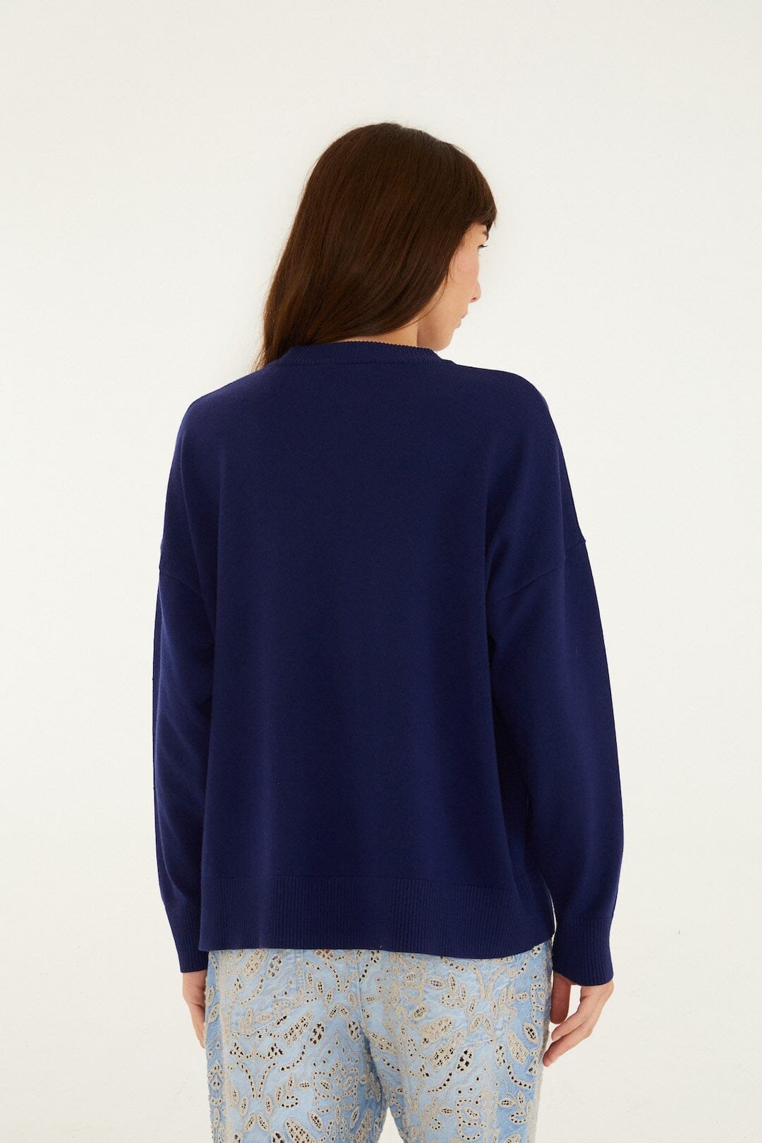 Liebesvogel-Stickpullover