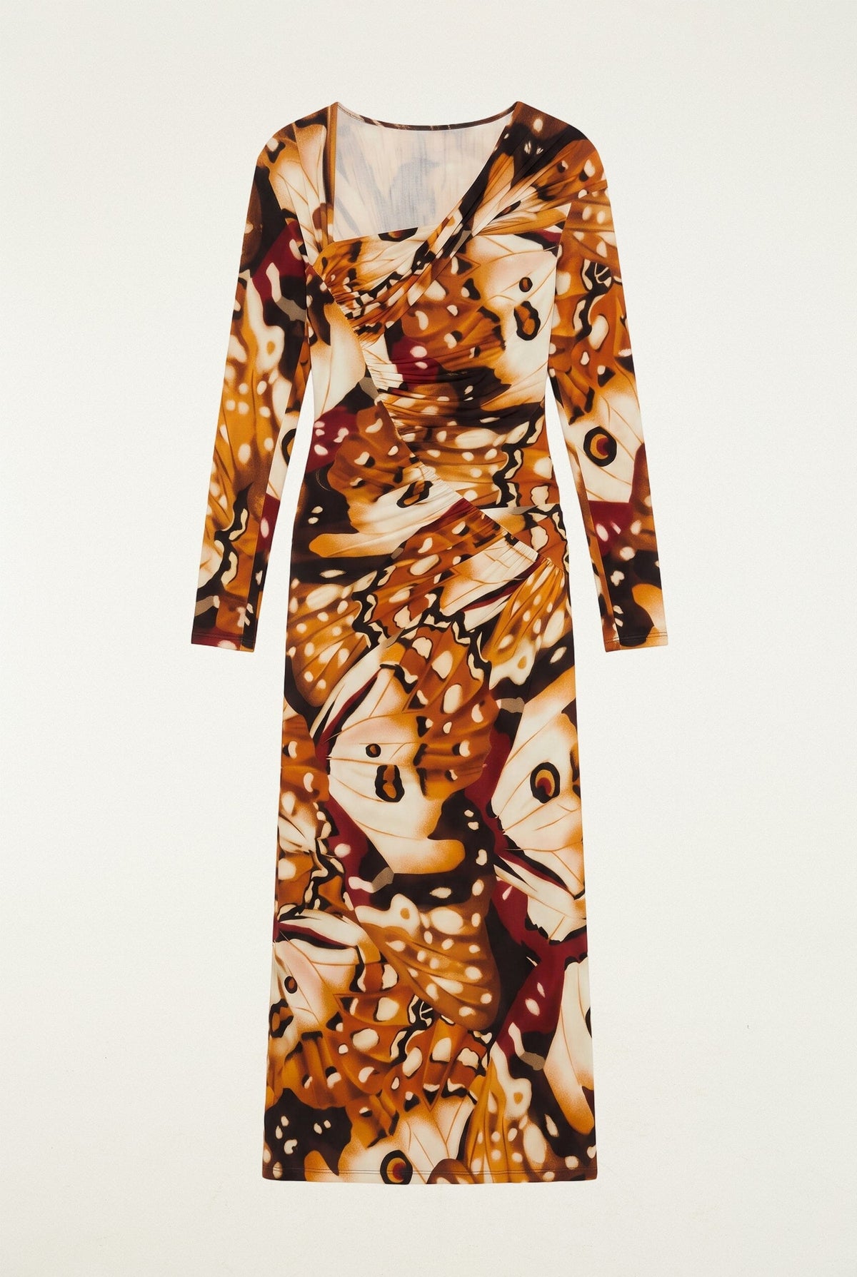Borbofly Maxikleid mit langen Ärmeln