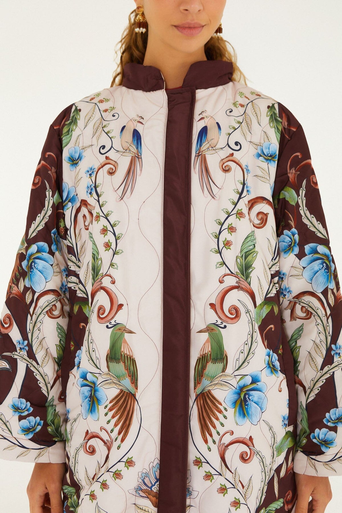 Lunar Boho-Wendemantel im Kimono-Stil