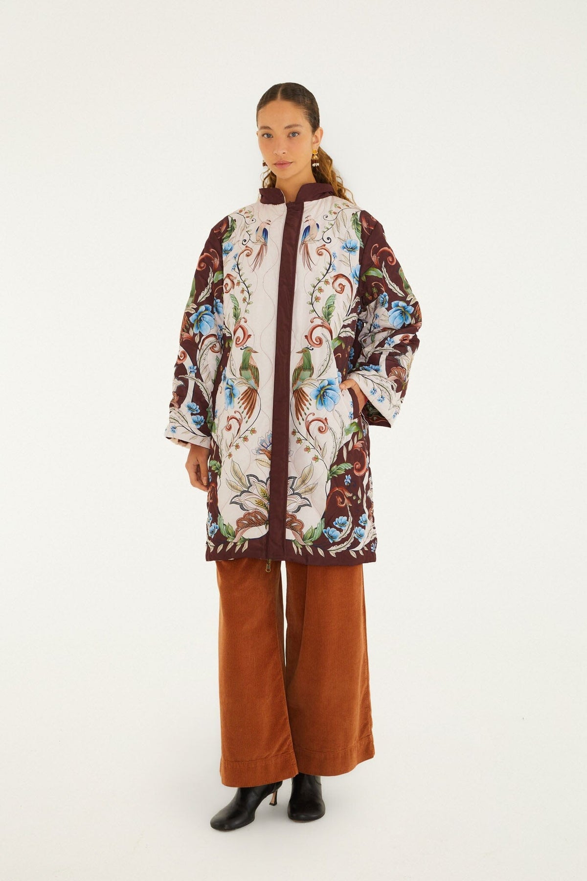 Lunar Boho-Wendemantel im Kimono-Stil