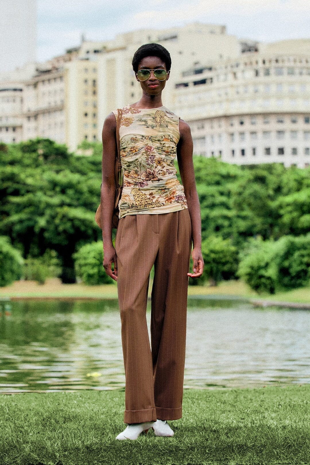 Blusa sin mangas Toile De Rio