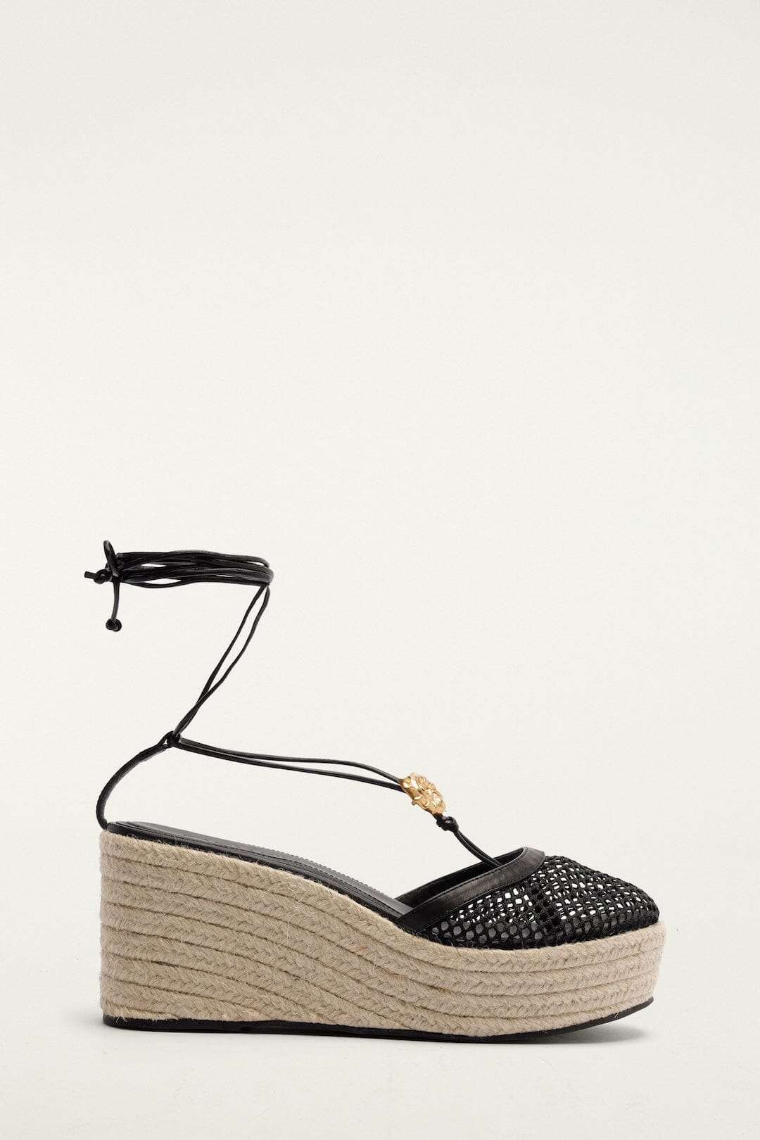 Espadrille mit Schnürung