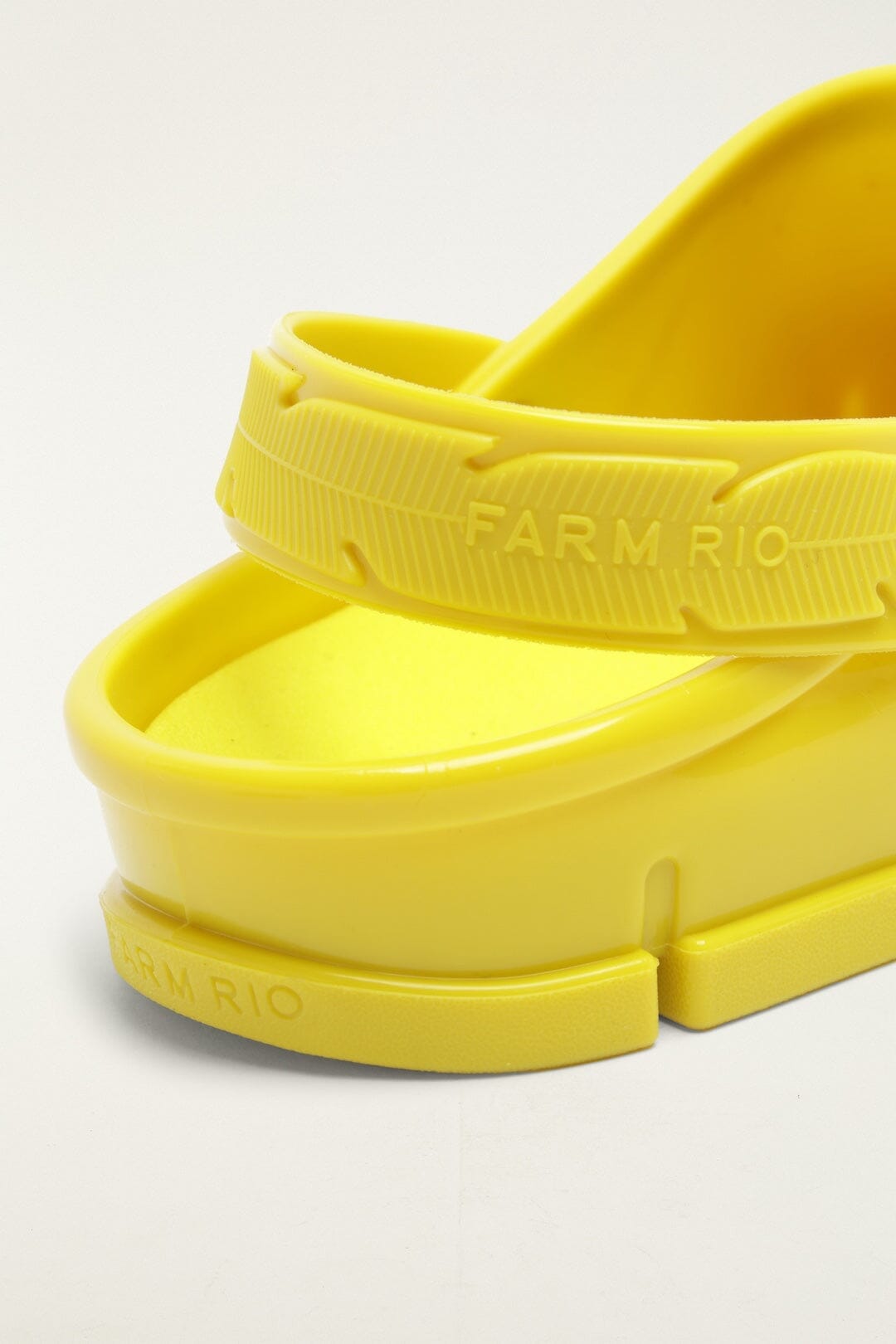 Yellow Monstera Slingback Rain Clog
