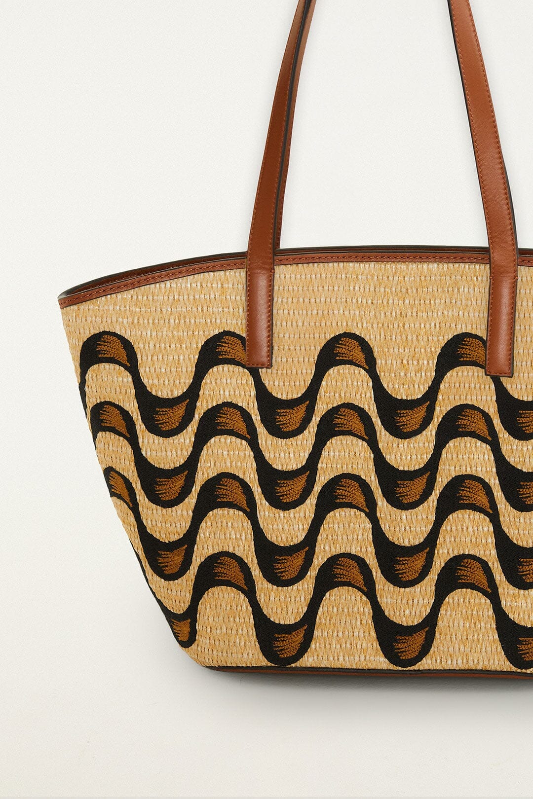 Grand sac cabas en raphia