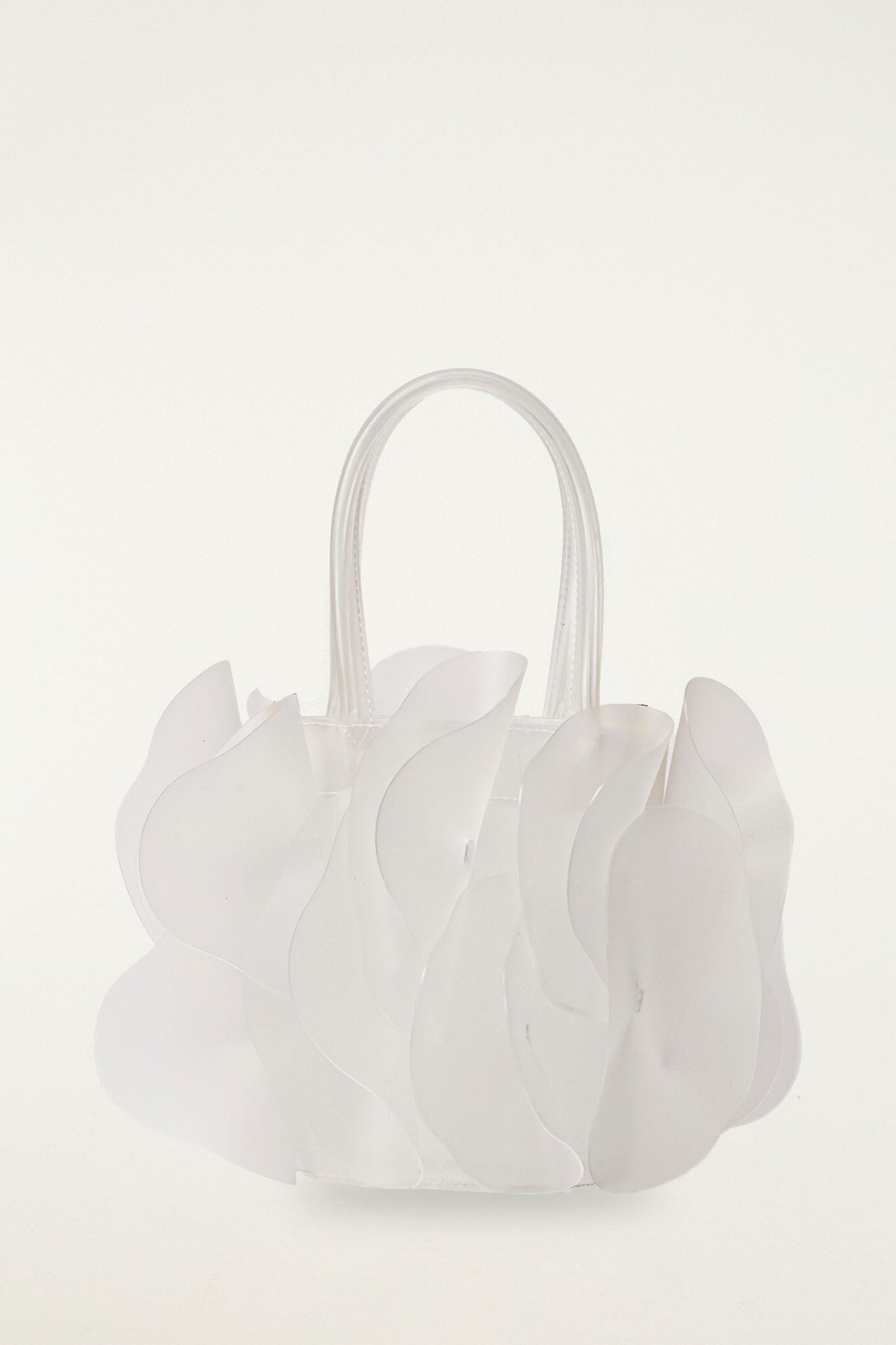 White Jelly Flower Bag