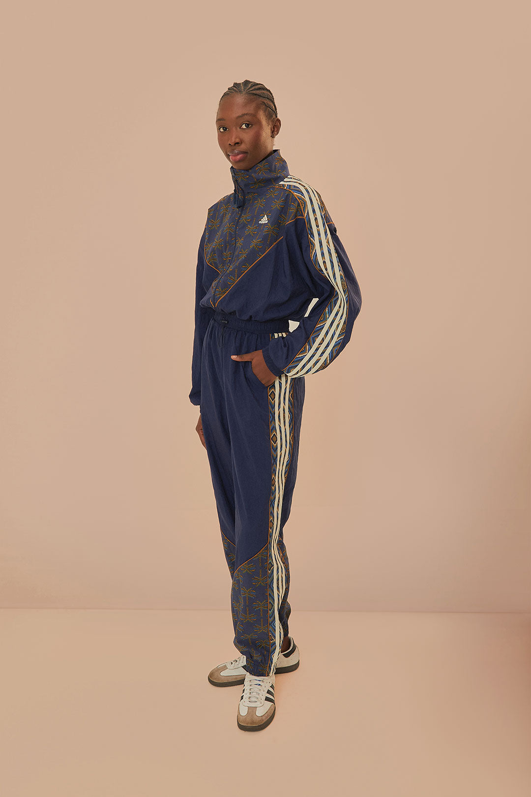 Veste Adidas Farm Rio bleue