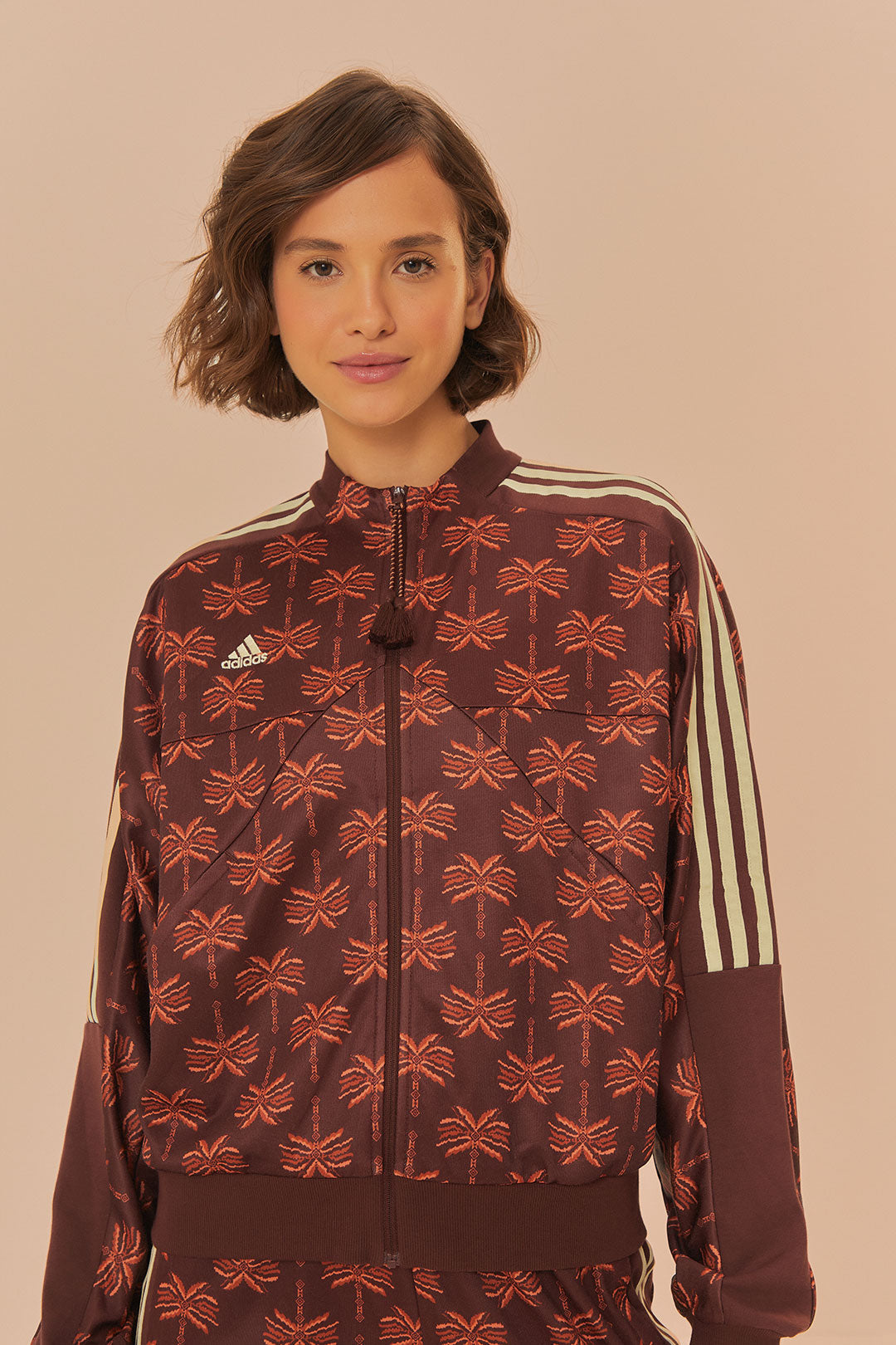 Veste Adidas Farm Rio marron