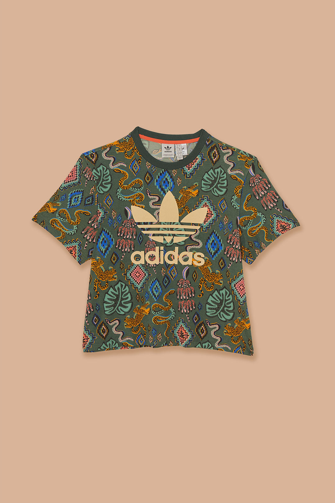 T-shirt vert Adidas Farm Rio