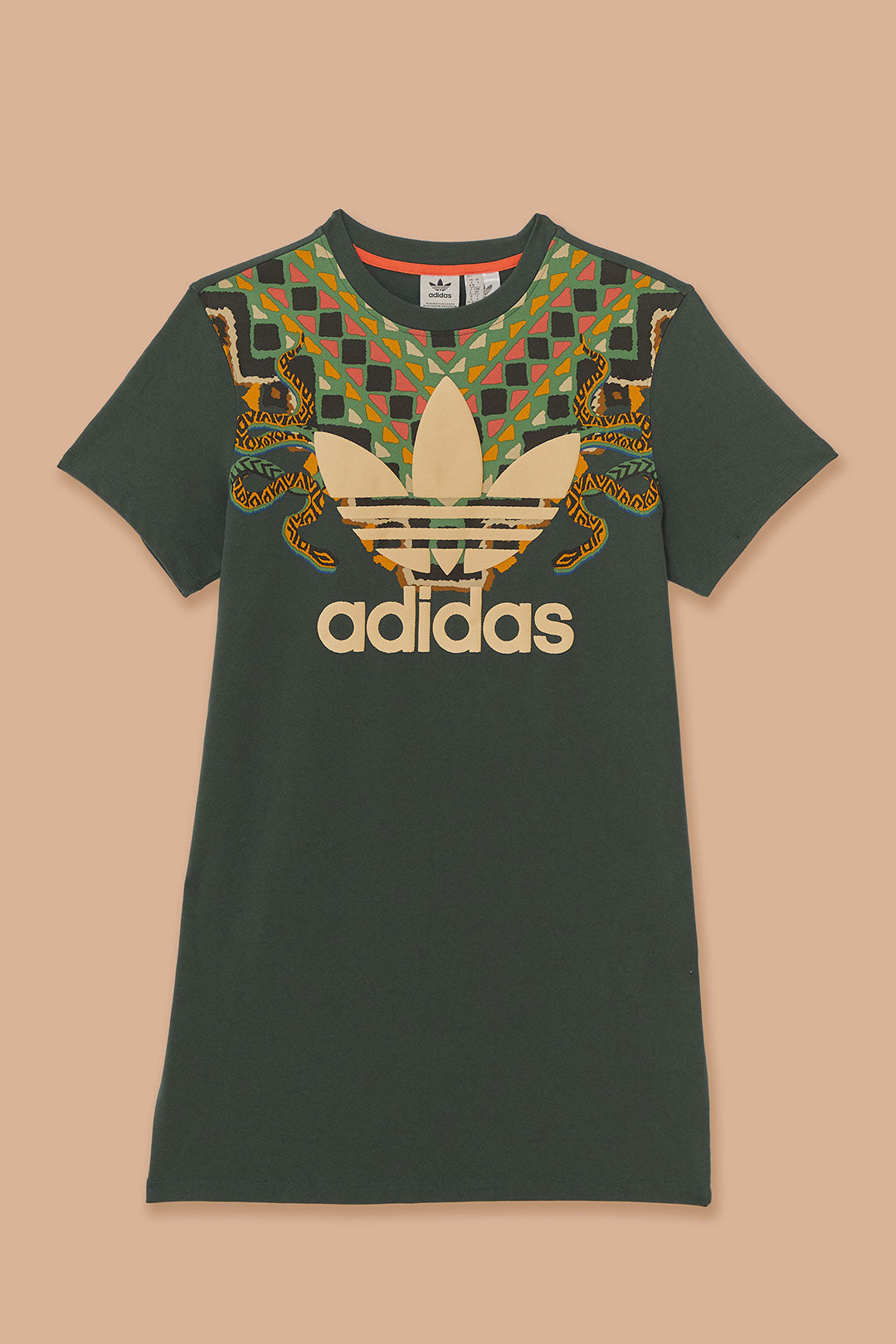 Green Adidas Farm Rio T-Shirt Dress